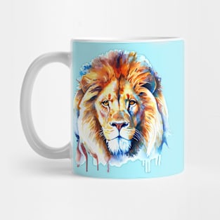 Colour Lion Art, Watercolor Painting Mug